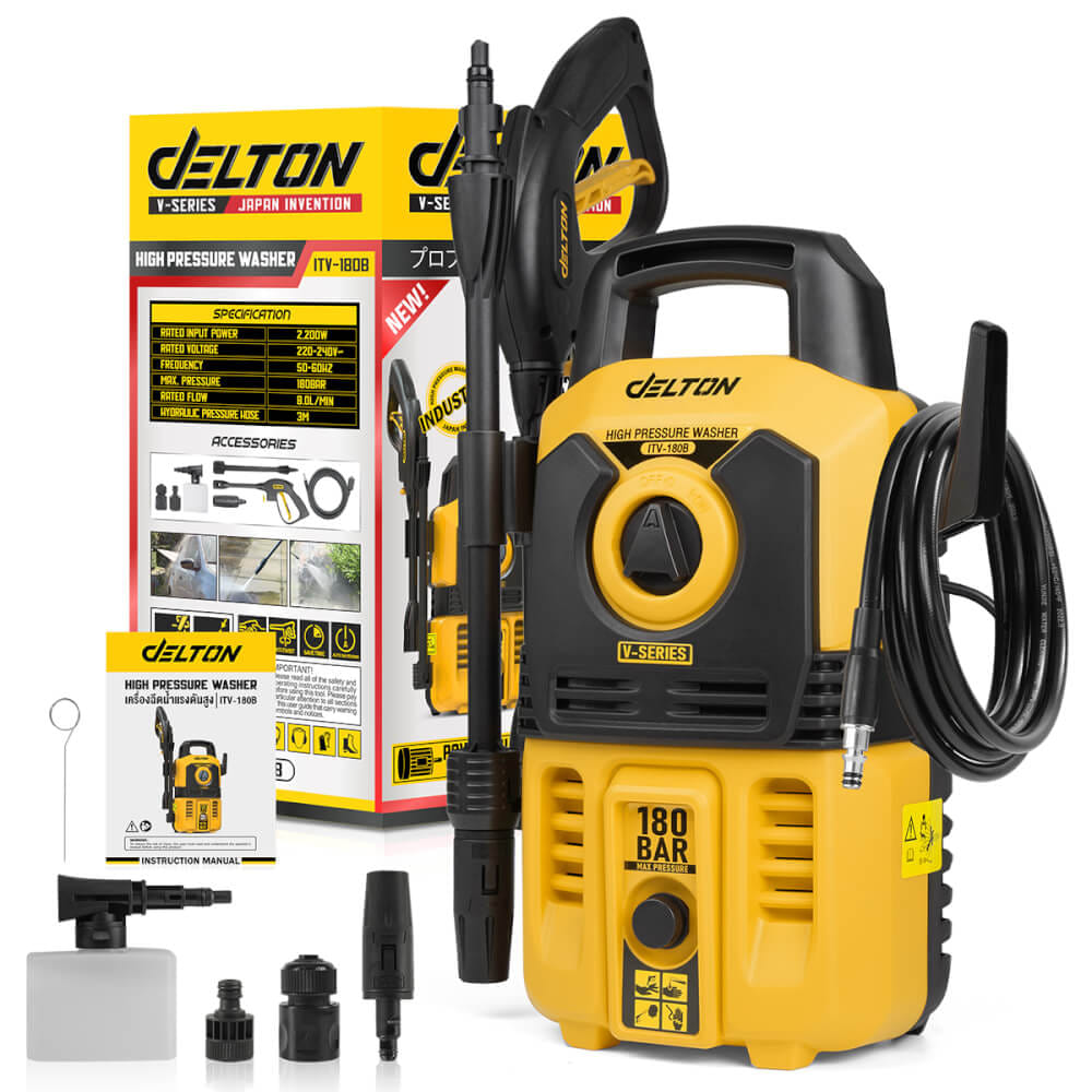 เครื่องฉีดน้ำแรงดันสูง DELTON รุ่น ITV-180B 180 บาร์ 2200 วัตต์_8